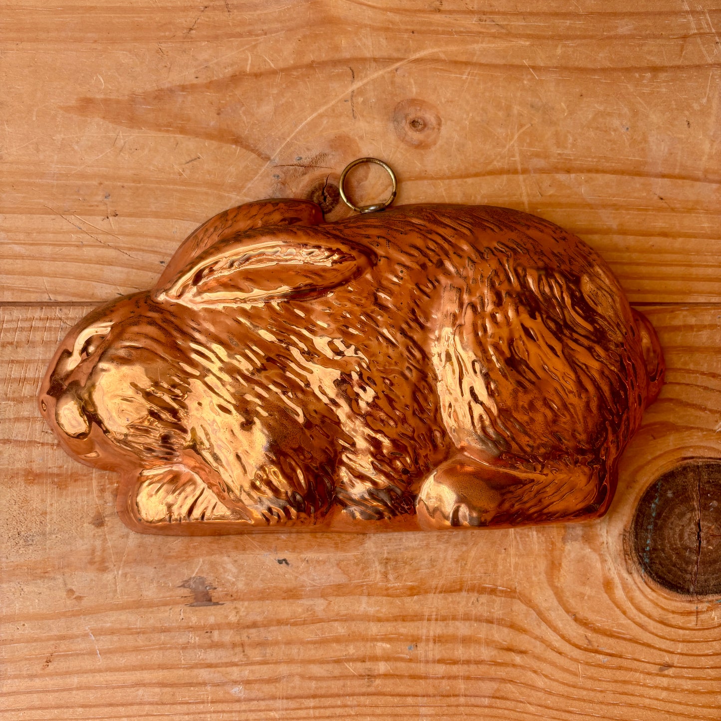 Vintage Copper Rabbit mould