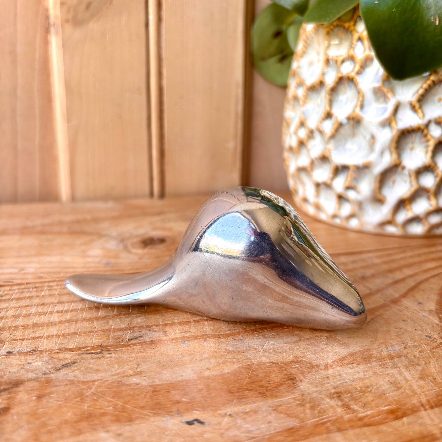 Vintage Hoselton Aluminum Beaver Sculpture