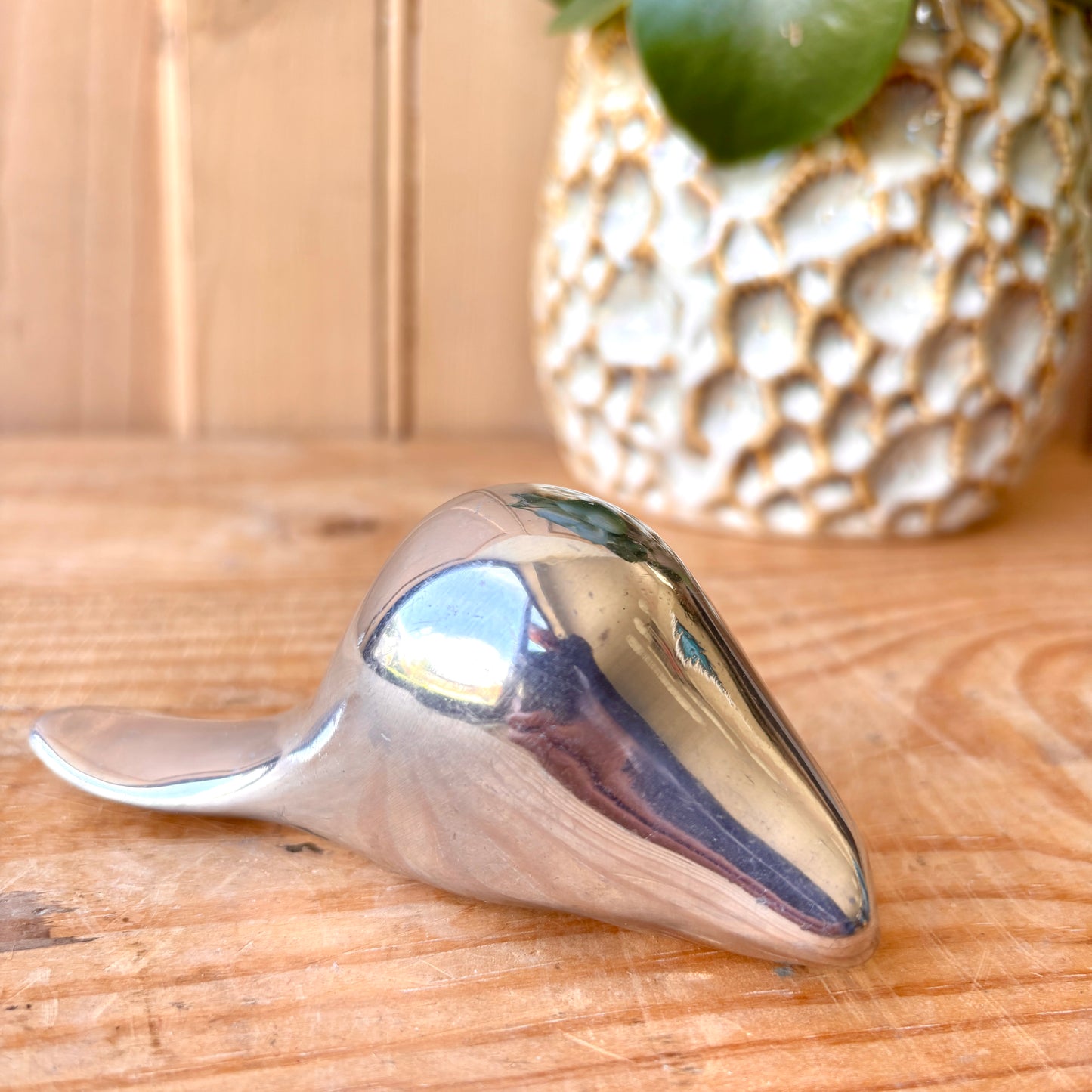 Vintage Hoselton Aluminum Beaver Sculpture