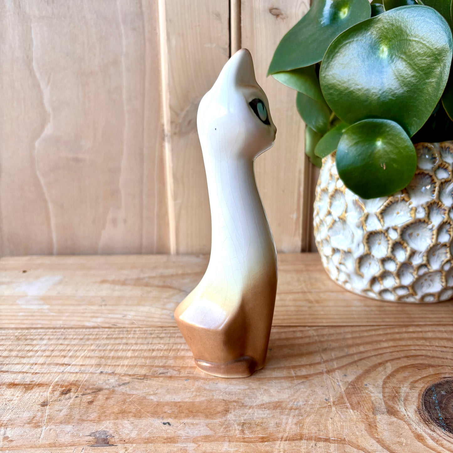 Hornsea pottery stylised cat