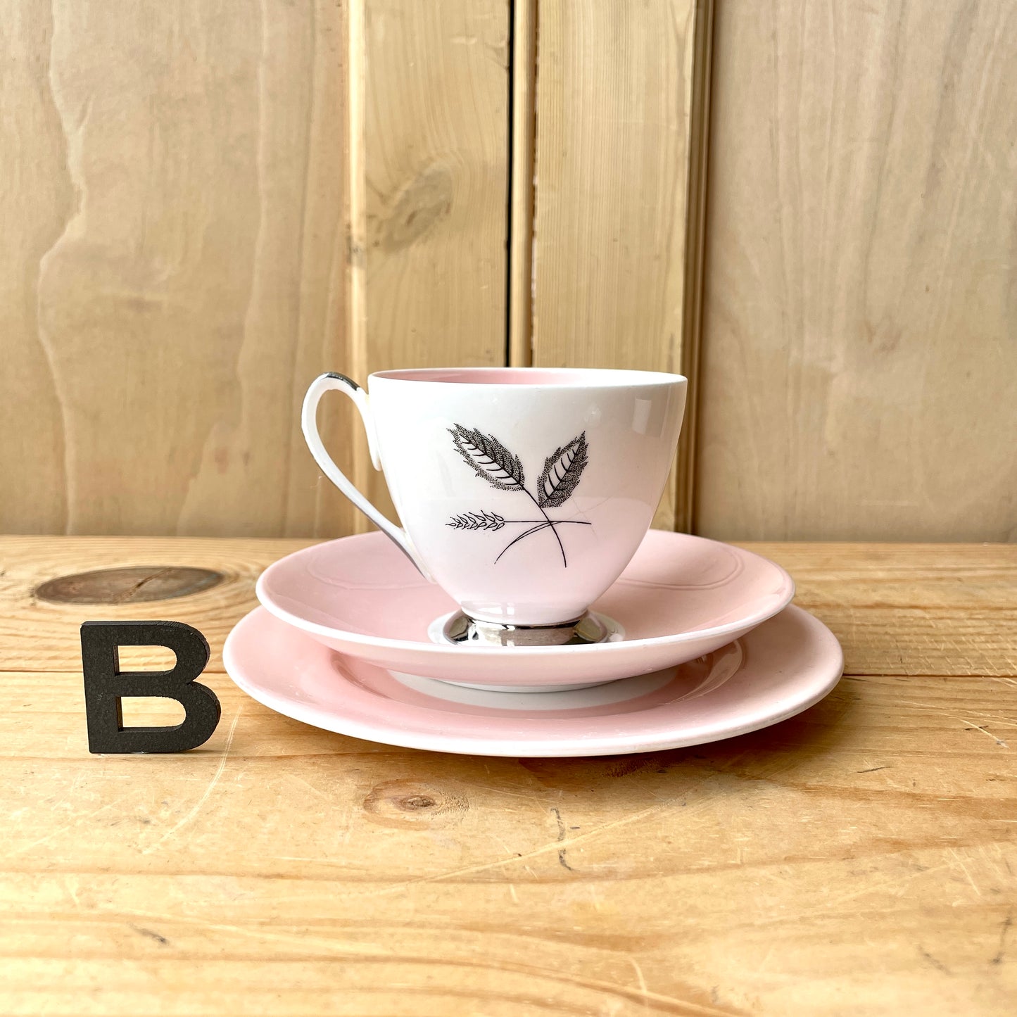 Vintage teacup trio