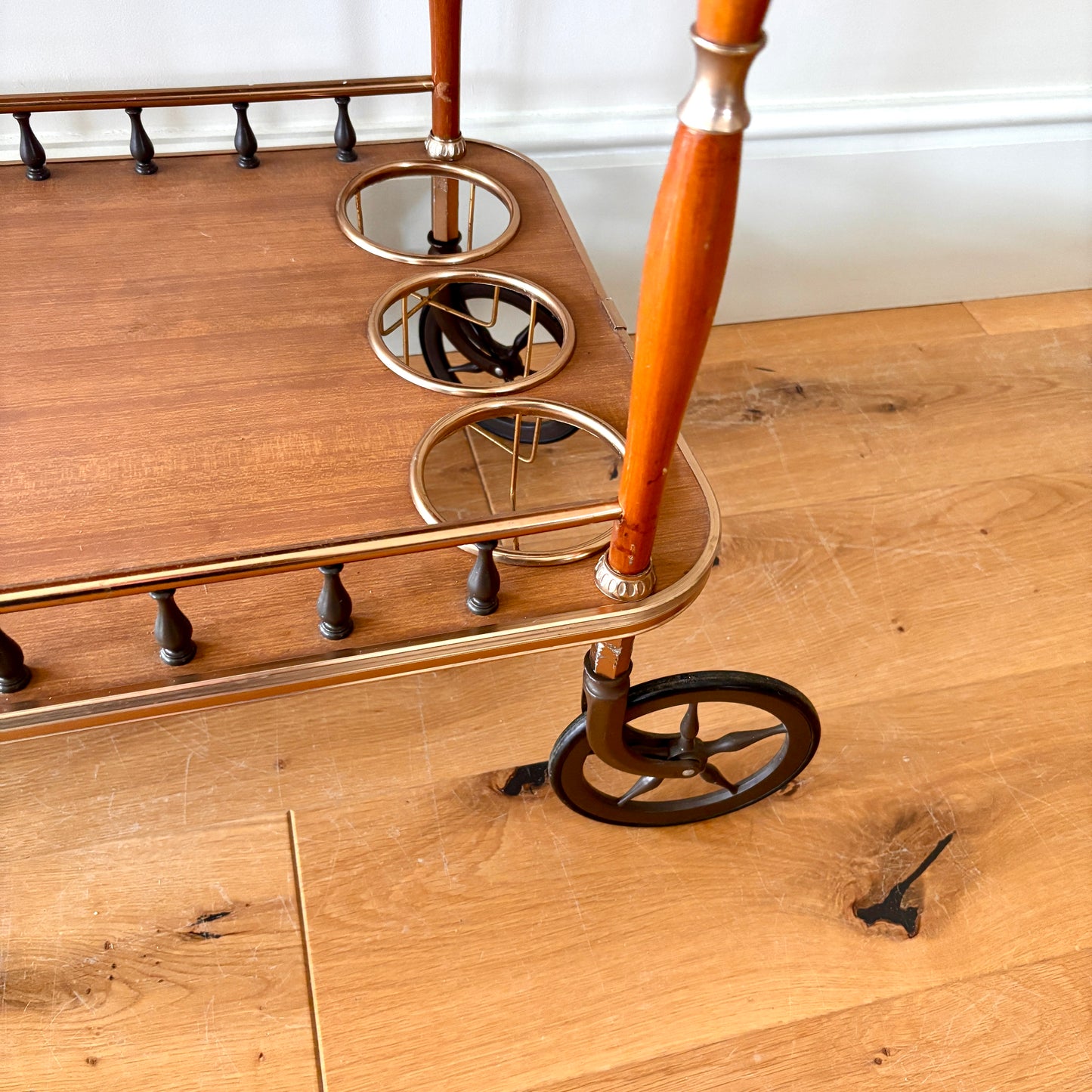 Italian Vintage Mid Century Drinks Trolley