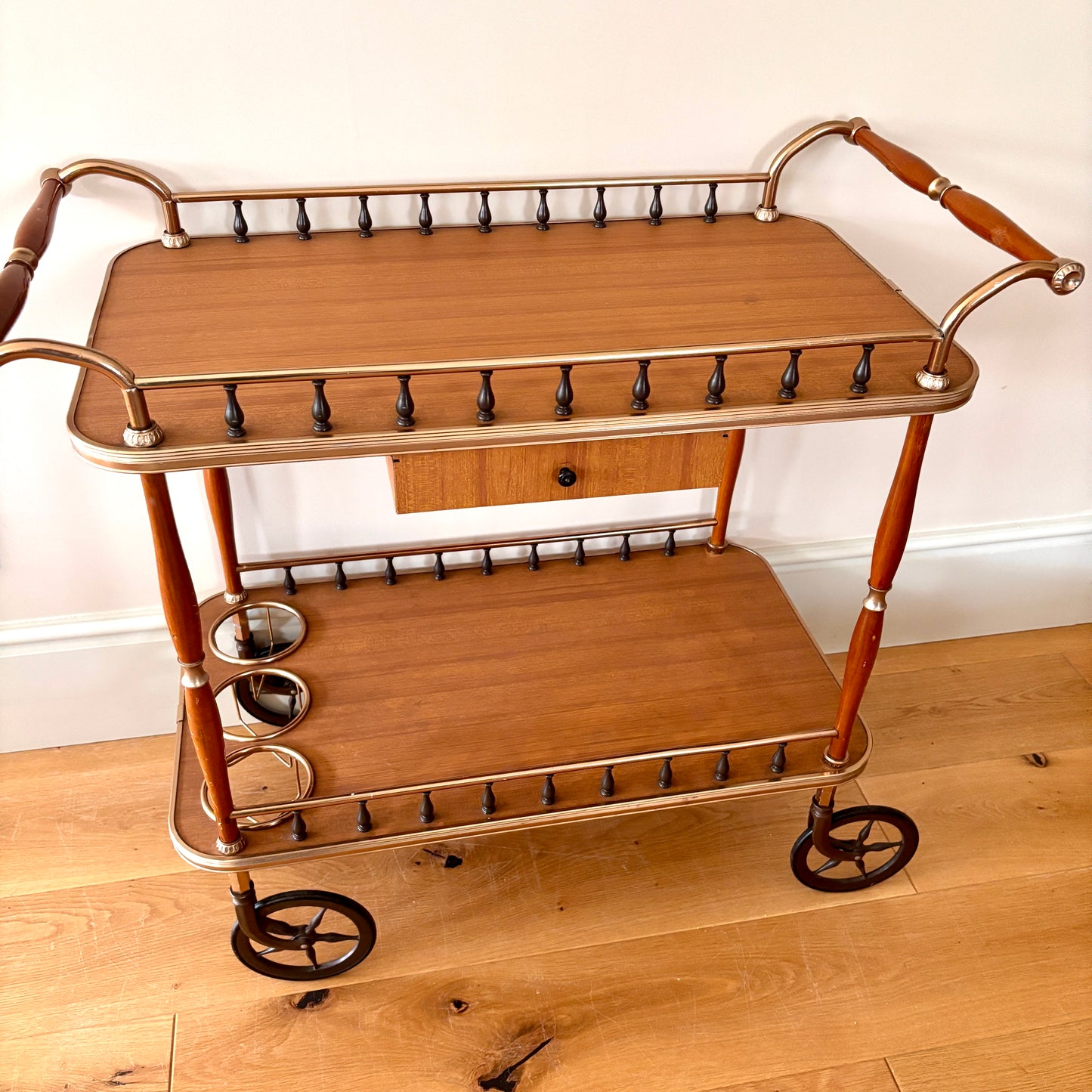 Italian Vintage Mid Century Drinks Trolley