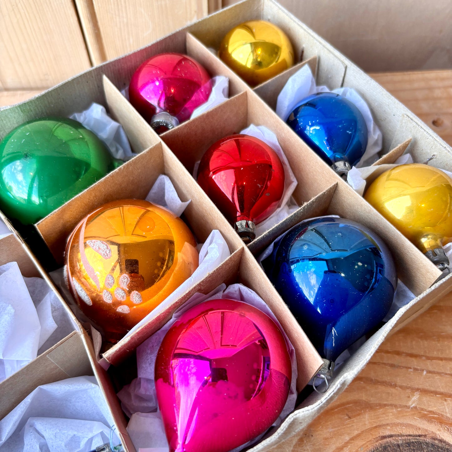 Vintage Christmas Bauble set of 12