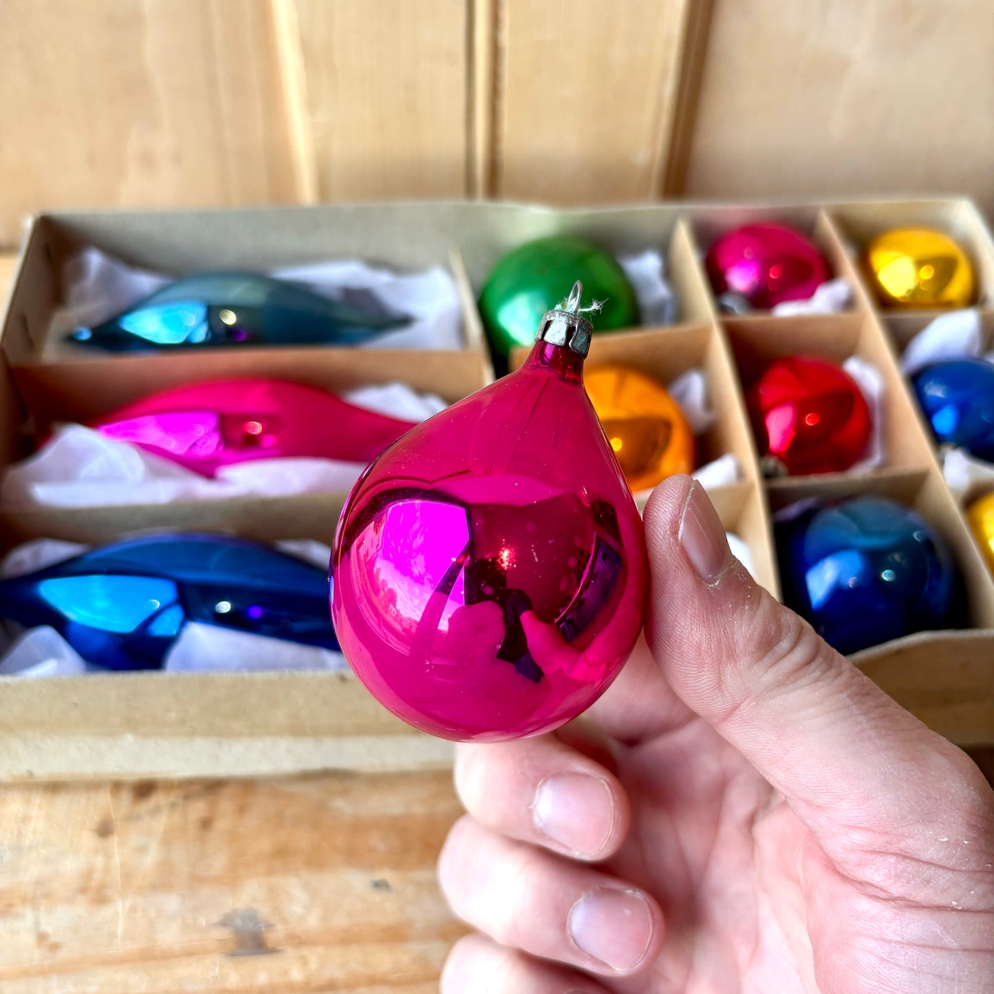 Vintage Christmas Bauble set of 12