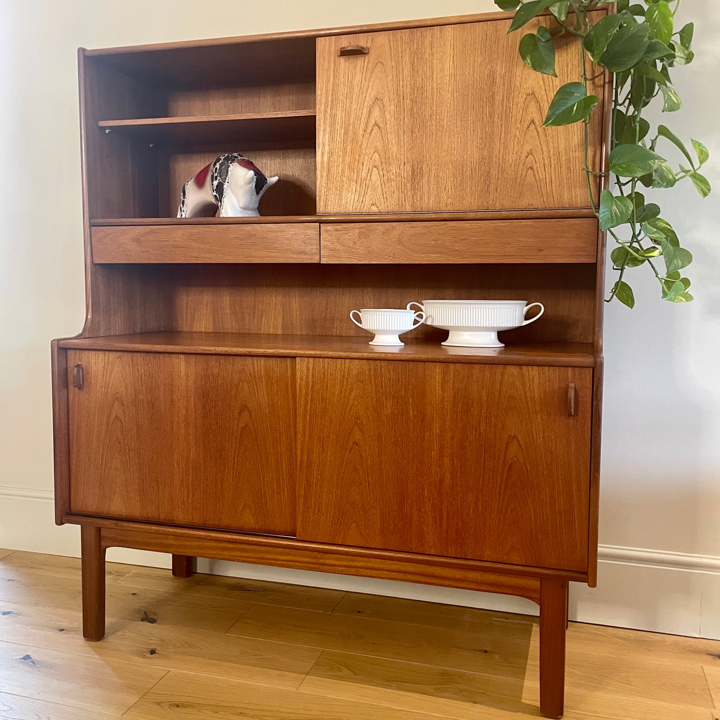 Vintage Mid-Century Elliots Newbury Highboard
