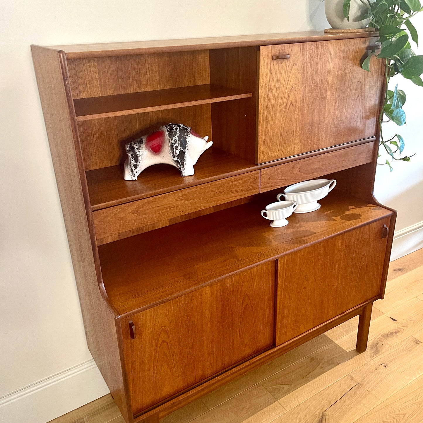 Vintage Mid-Century Elliots Newbury Highboard