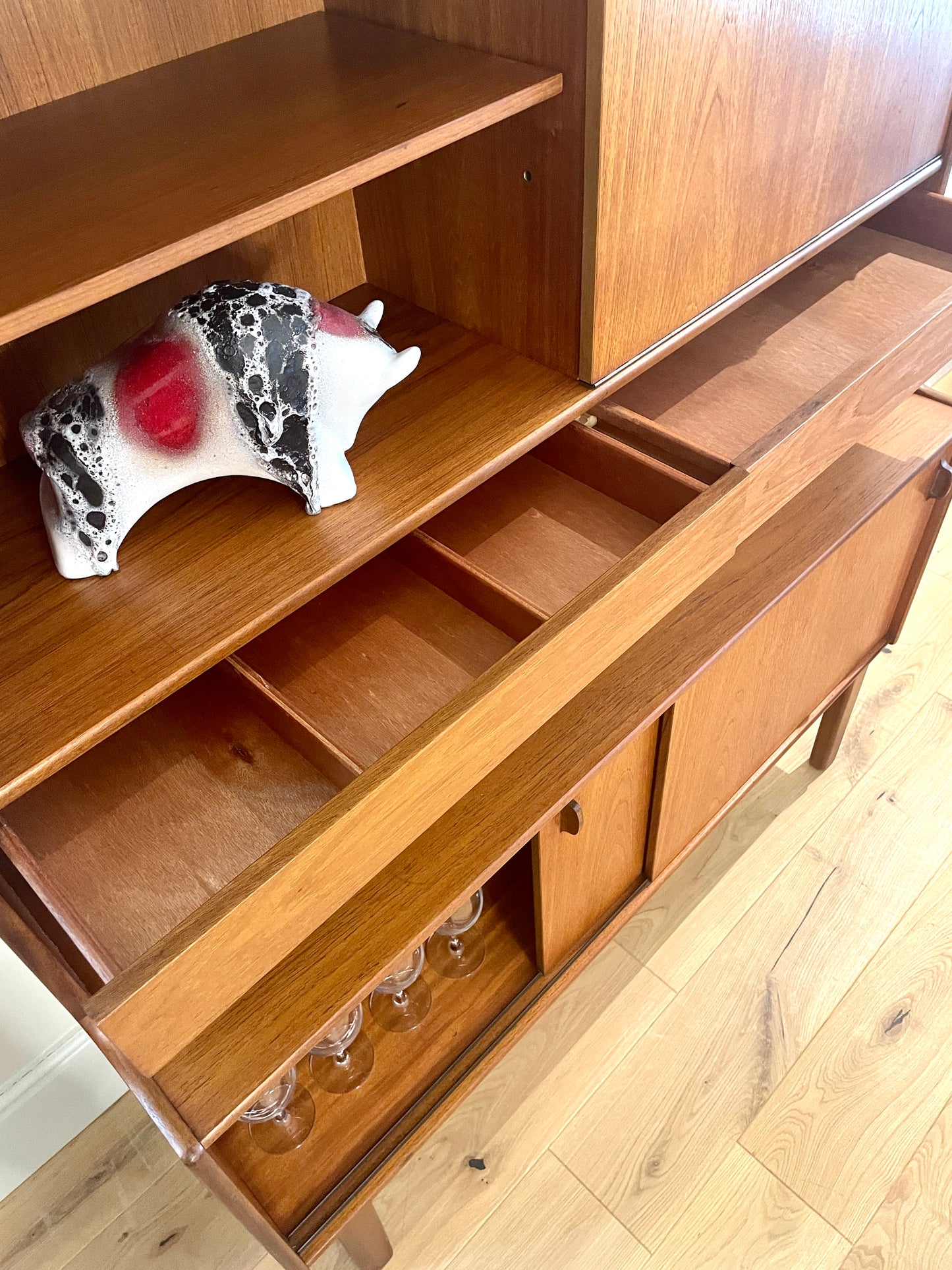 Vintage Mid-Century Elliots Newbury Highboard