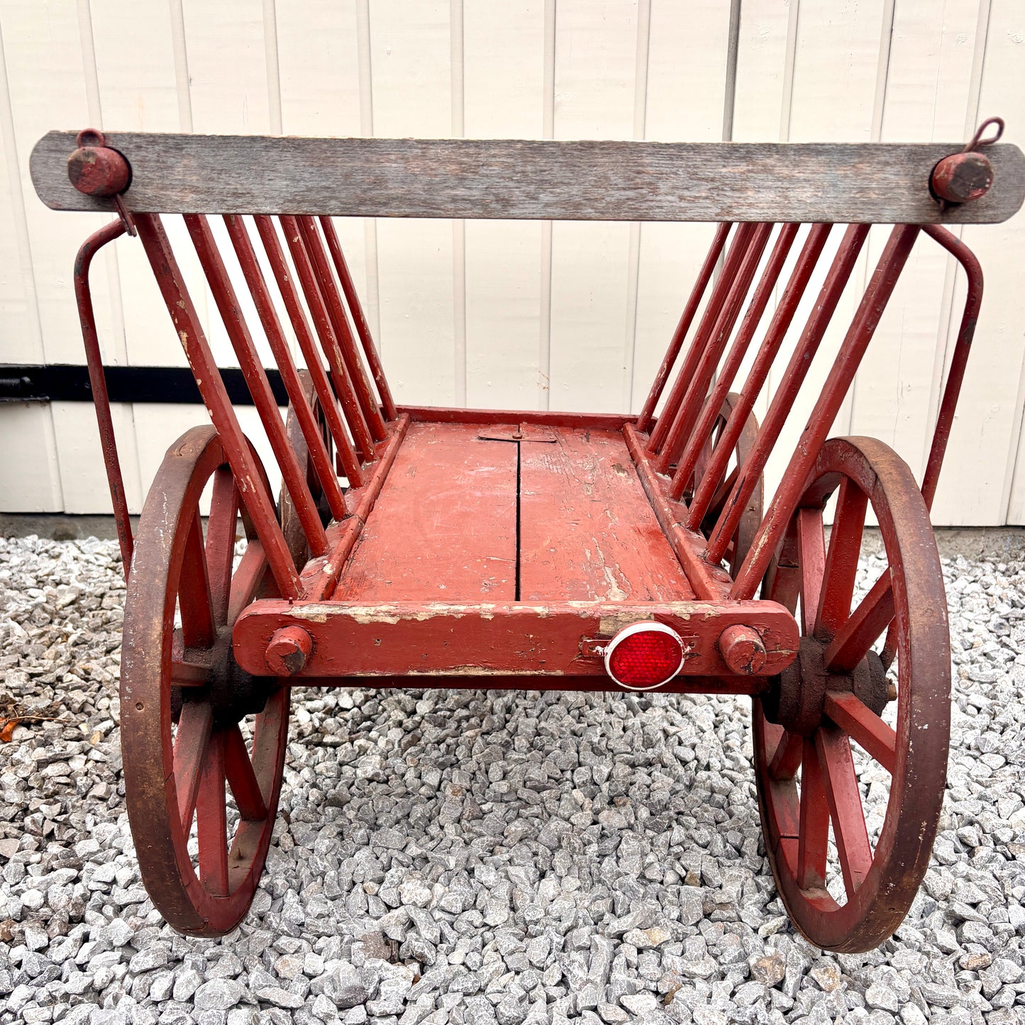 Antique French Wooden Dog Cart