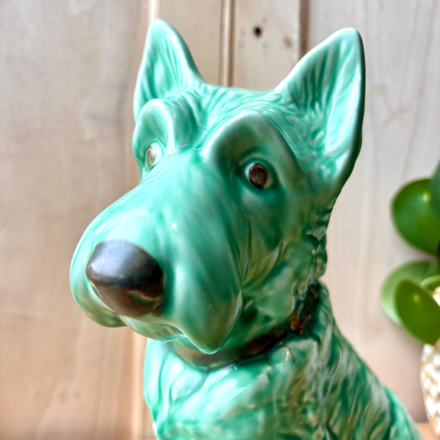 Vintage Sylvac Large Green Scottie model 1209