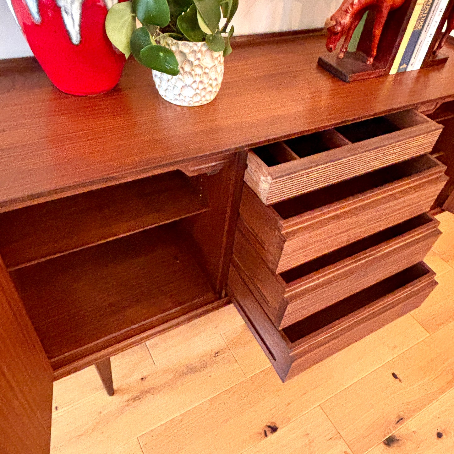 Vintage Richard Hornby for Heals of London Mid-Century Teak sideboard