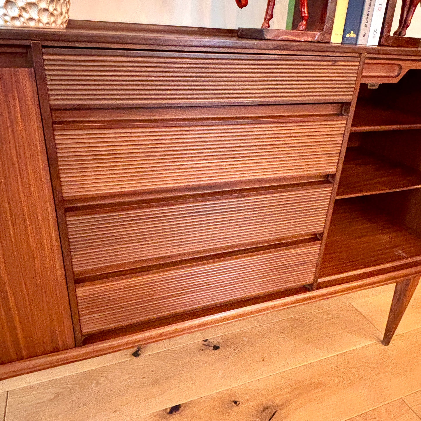 Vintage Richard Hornby for Heals of London Mid-Century Teak sideboard