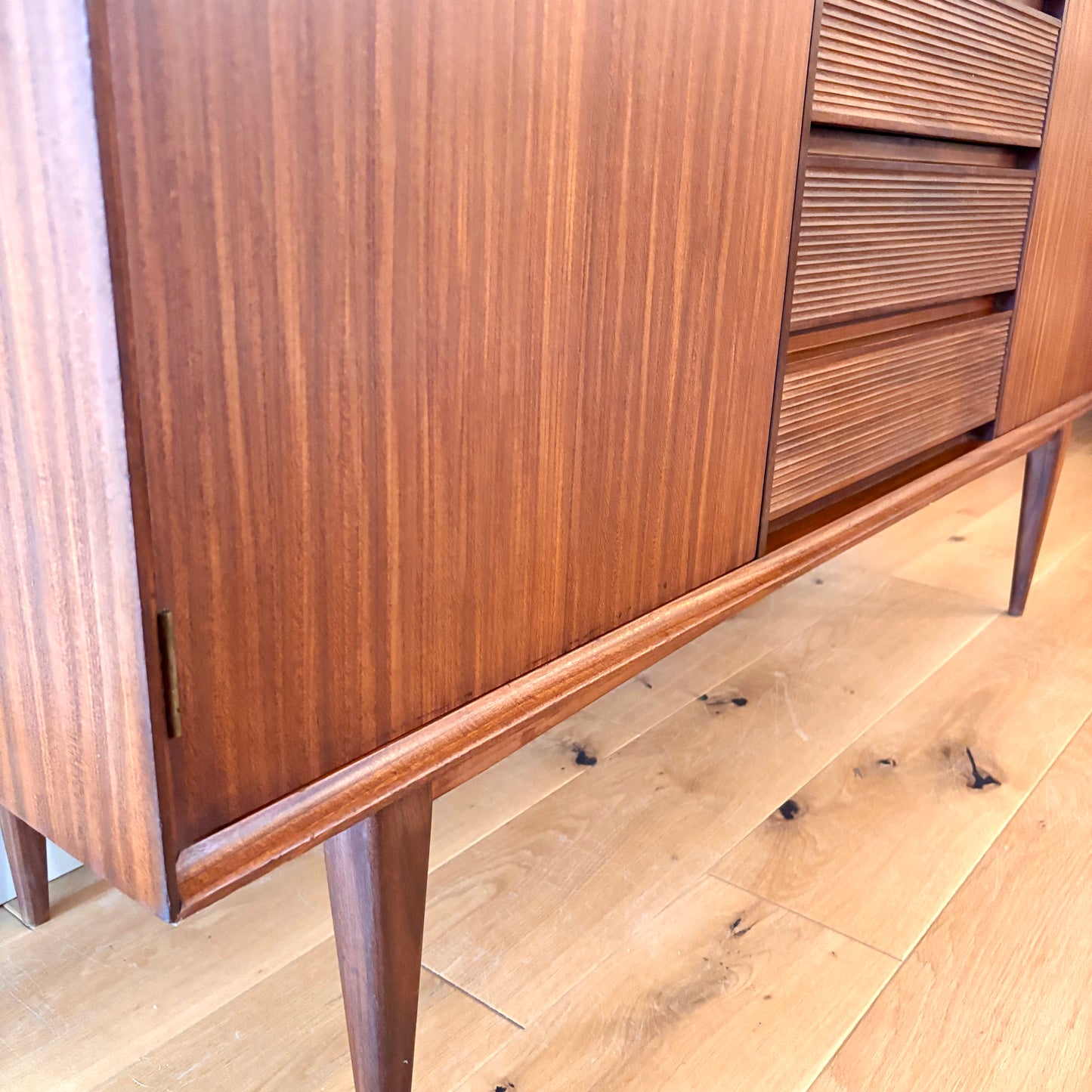 Vintage Richard Hornby for Heals of London Mid-Century Teak sideboard