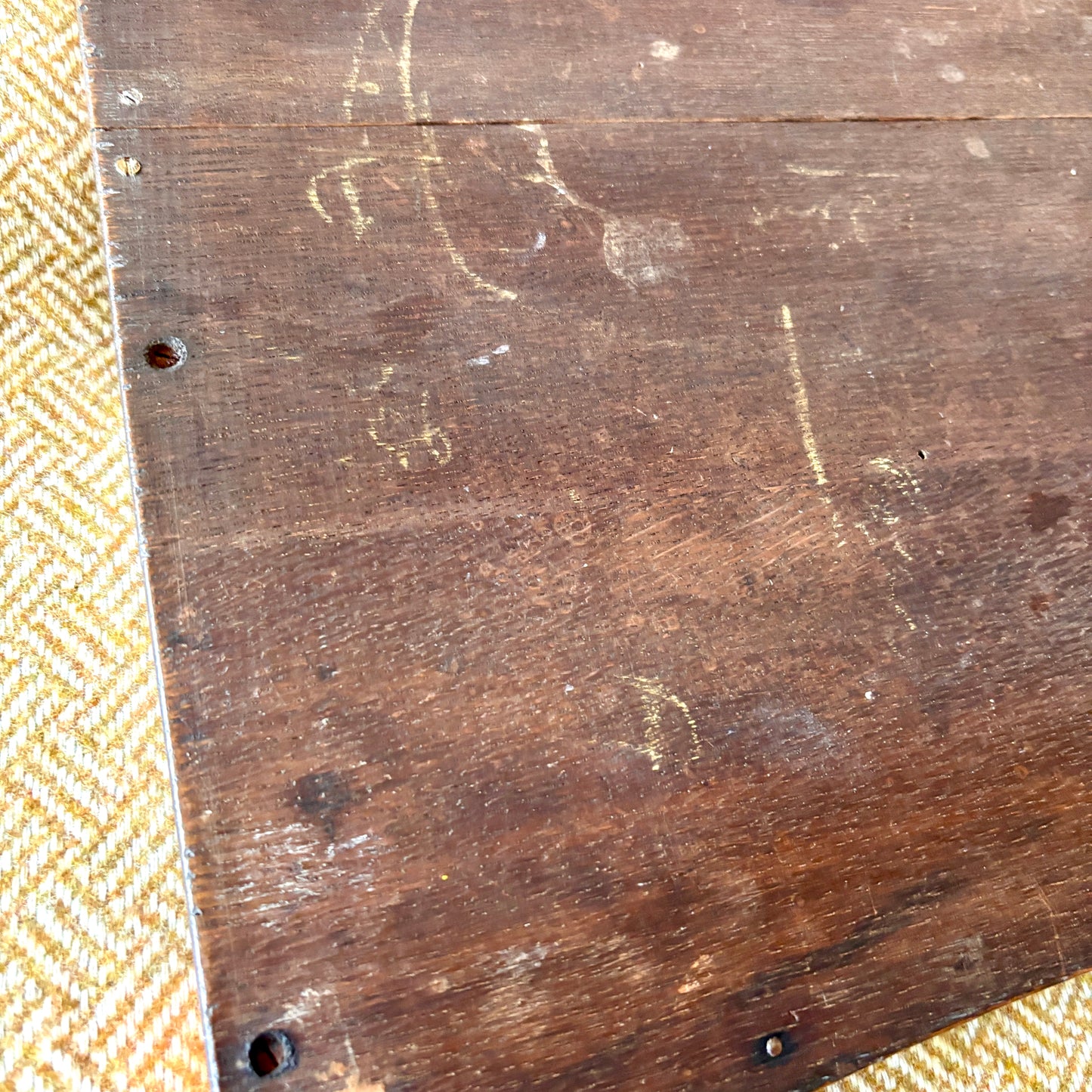 Vintage Arts and Crafts style Hardwood Tray