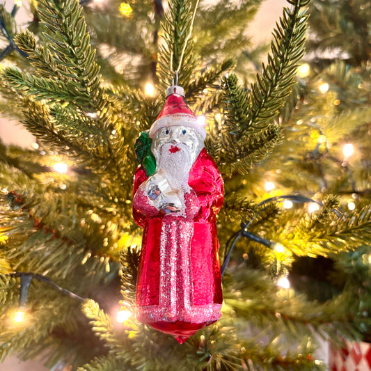 Vintage Santa bauble