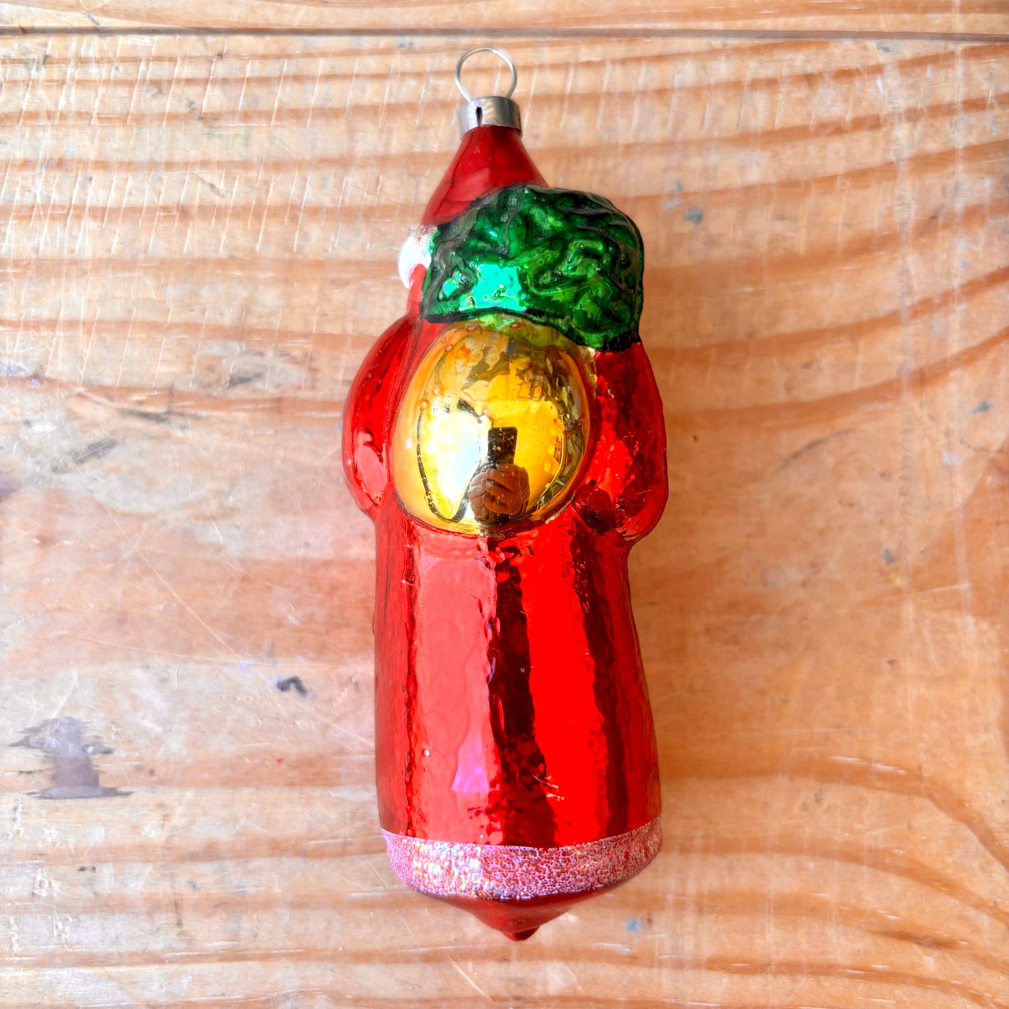 Vintage Santa bauble