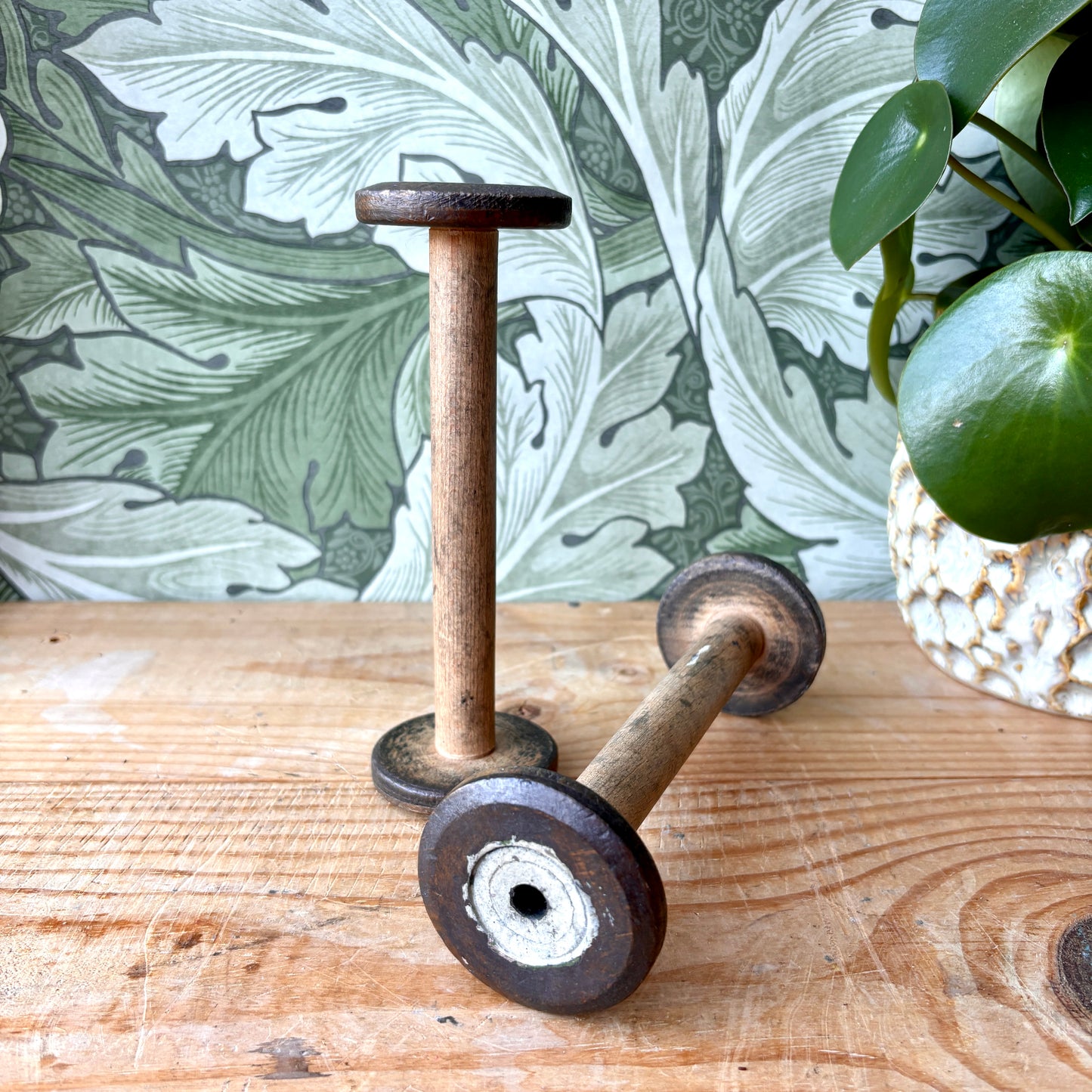 Vintage Wooden Bobbins