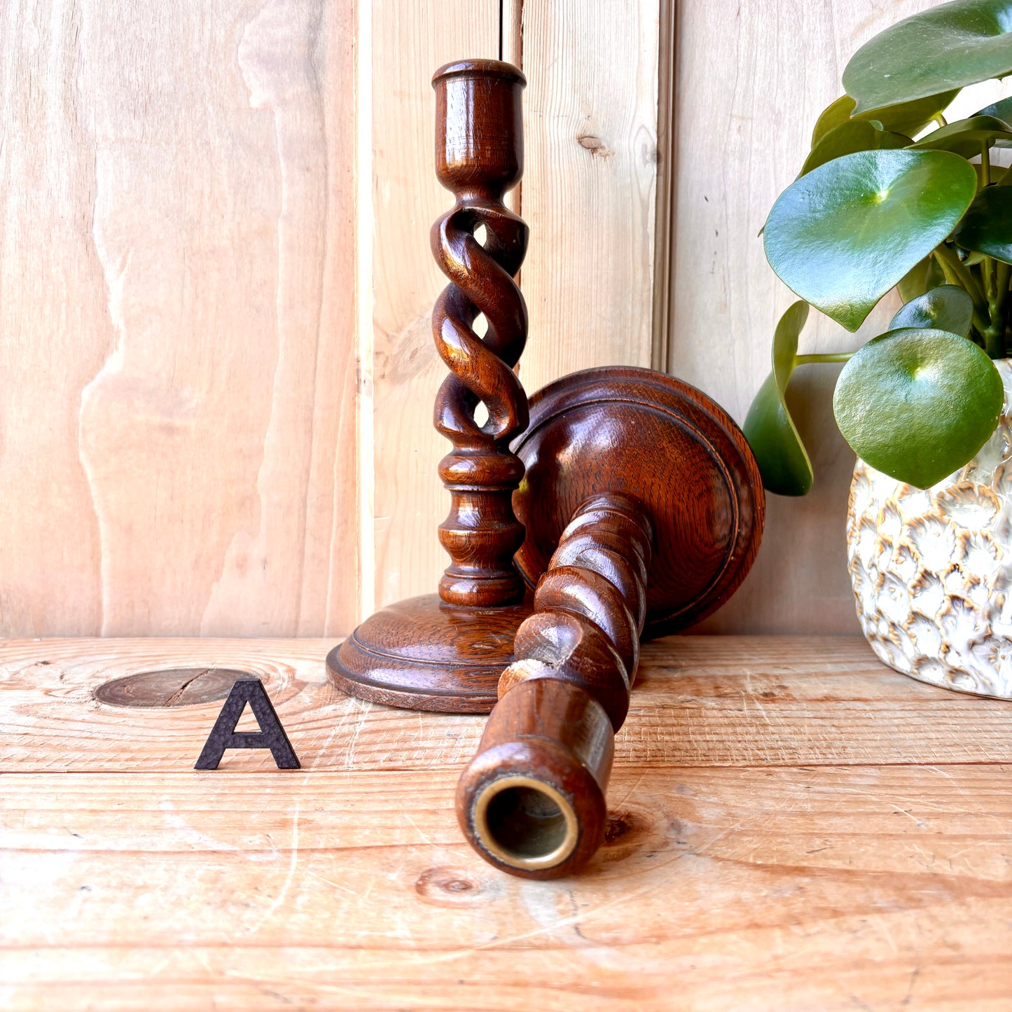 Pair of vintage candlesticks