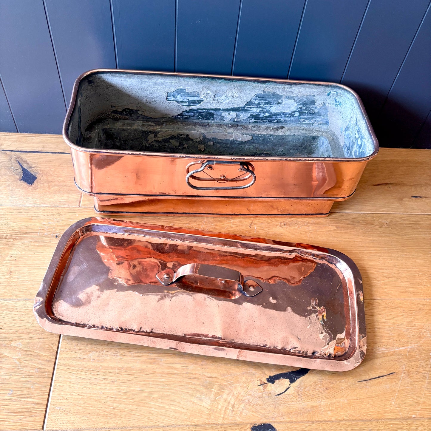 Antique Copper Steamer, Victorian Copper Steamer