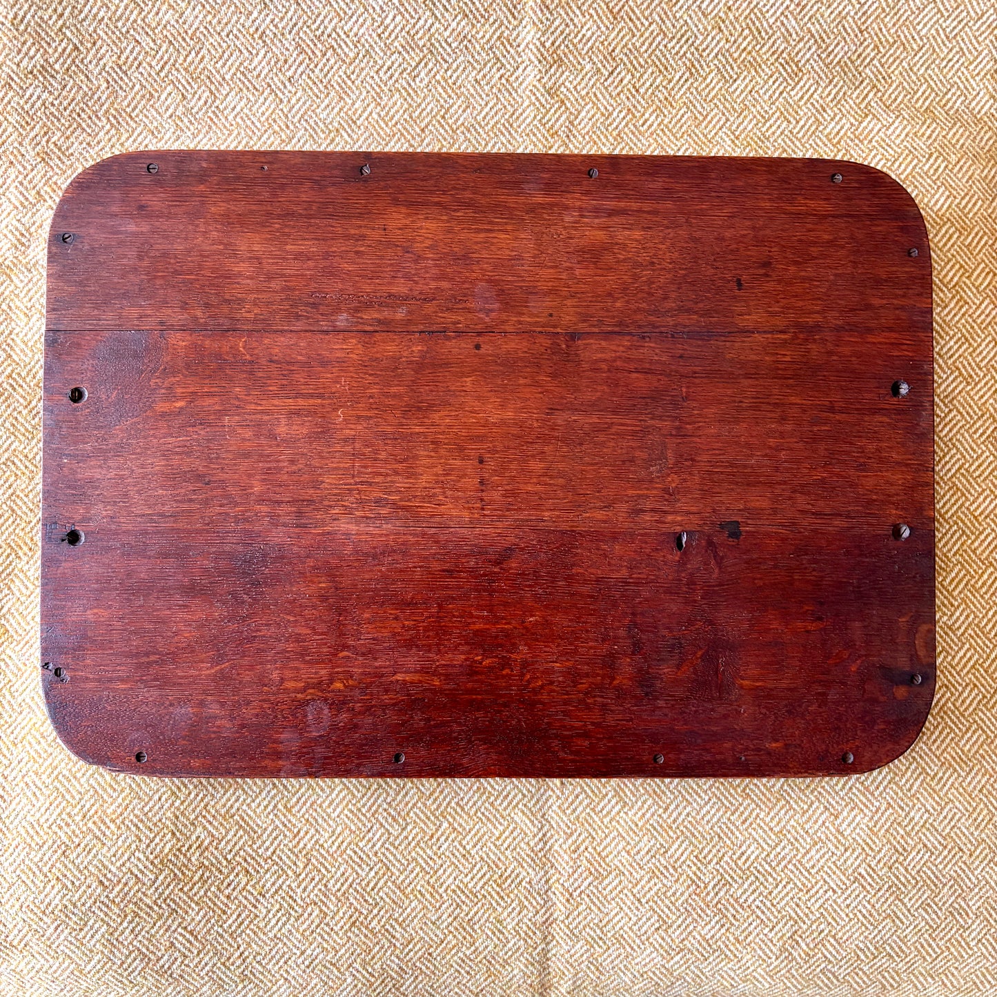 Large Vintage Hardwood Tray