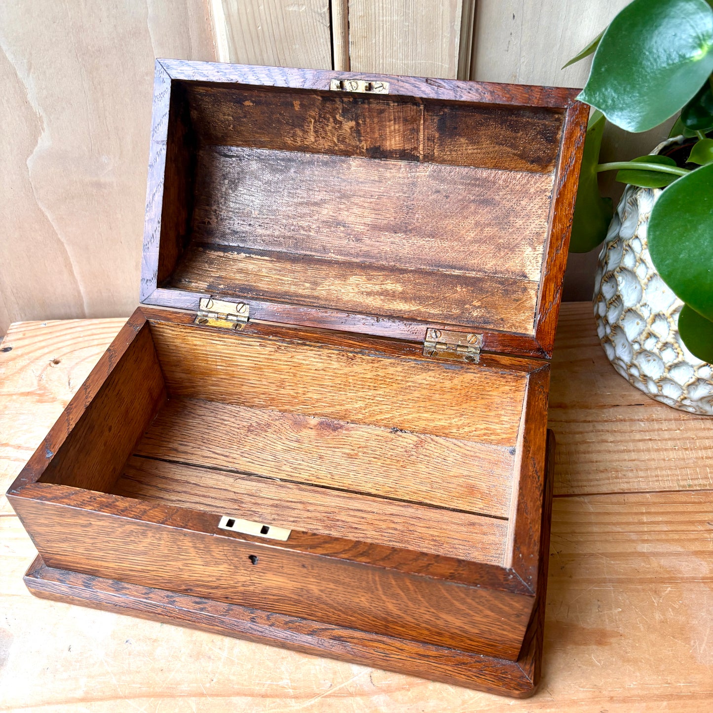 Vintage Oak wooden box