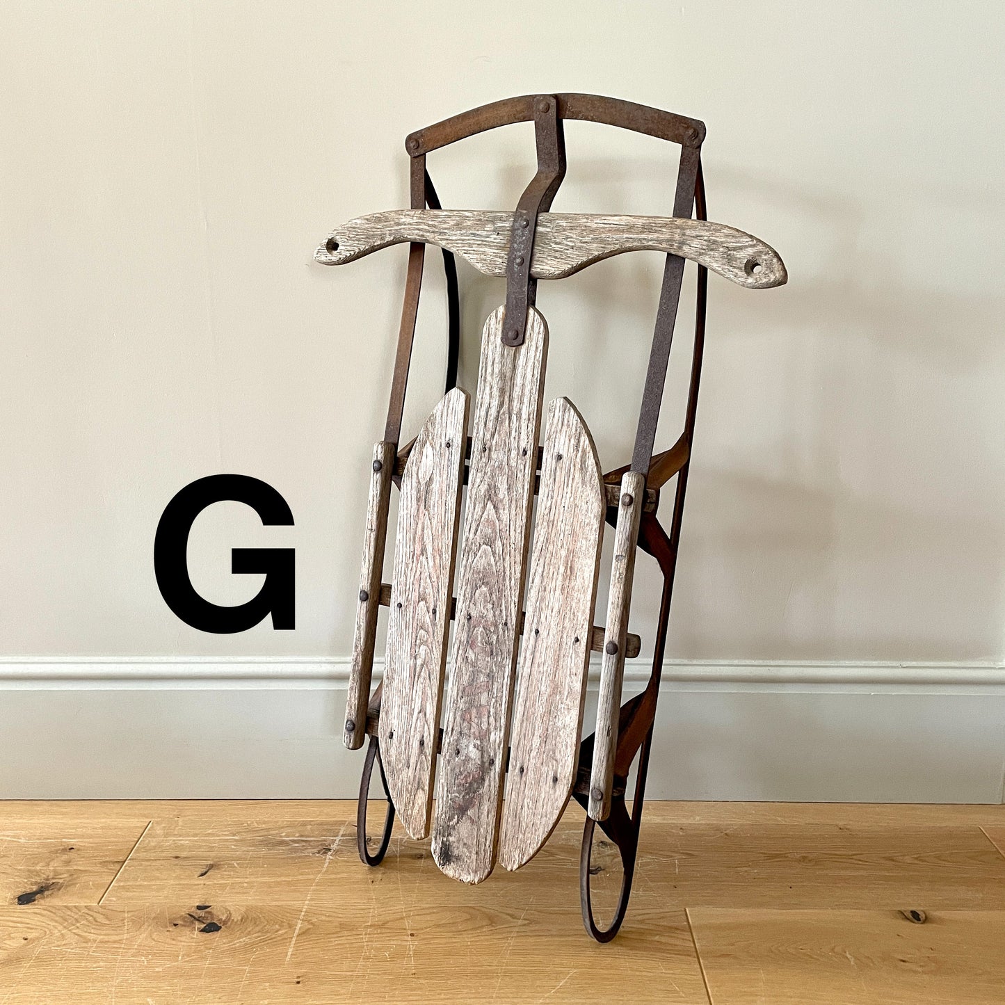 Vintage sledge/ toboggan