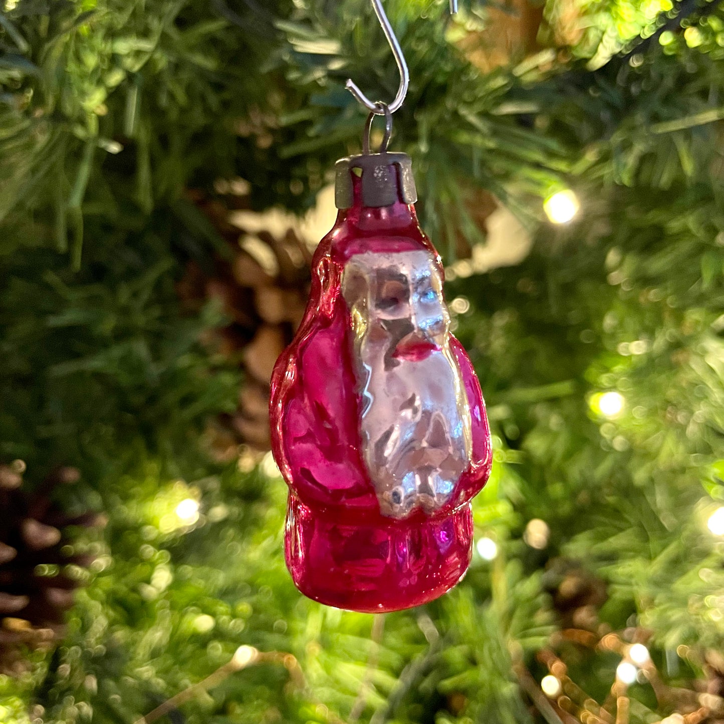 Vintage Santa bauble
