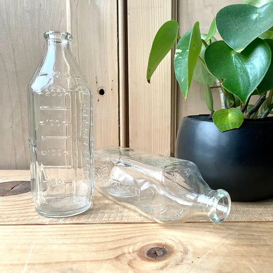 Vintage Glass Baby Bottles