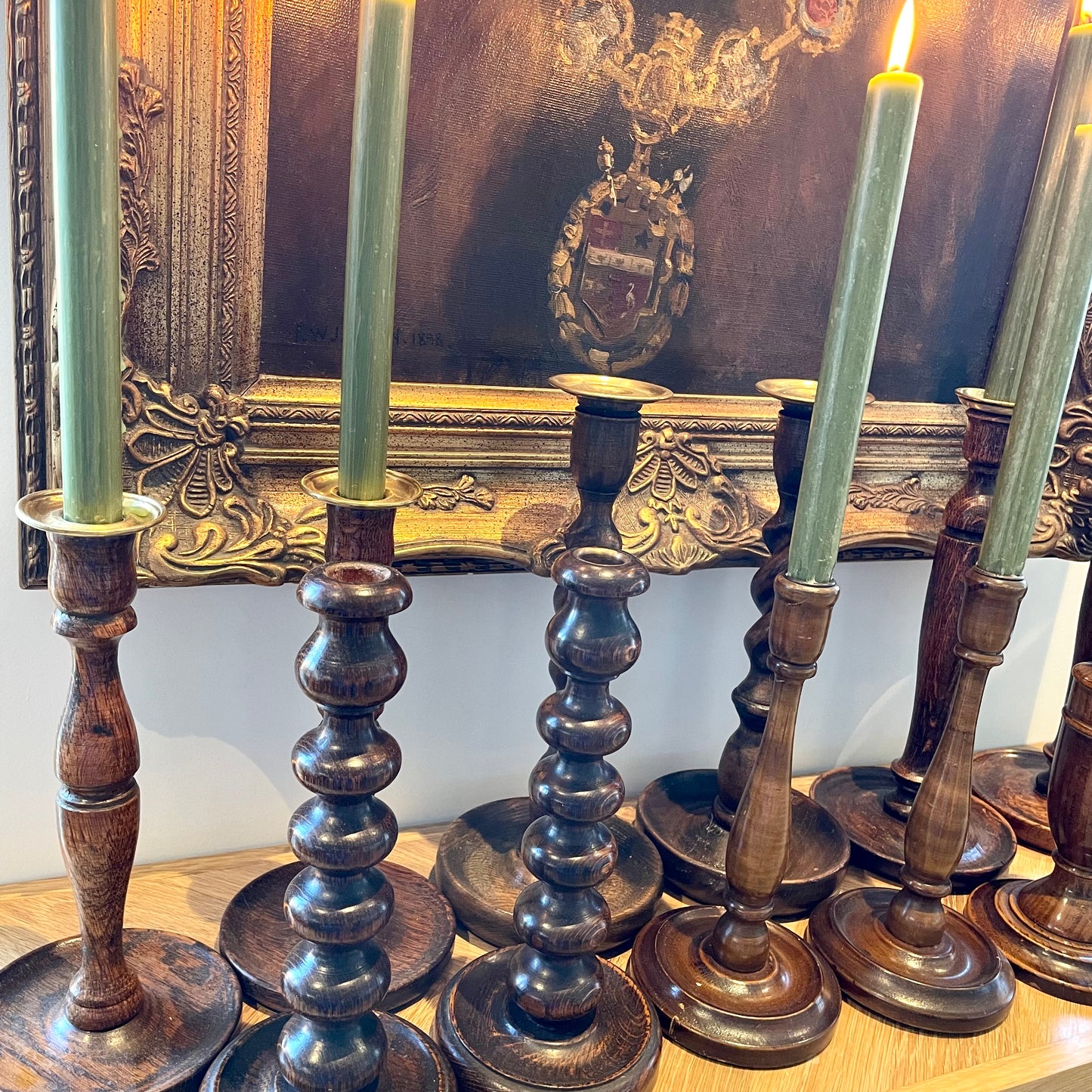 Pair of vintage candlesticks