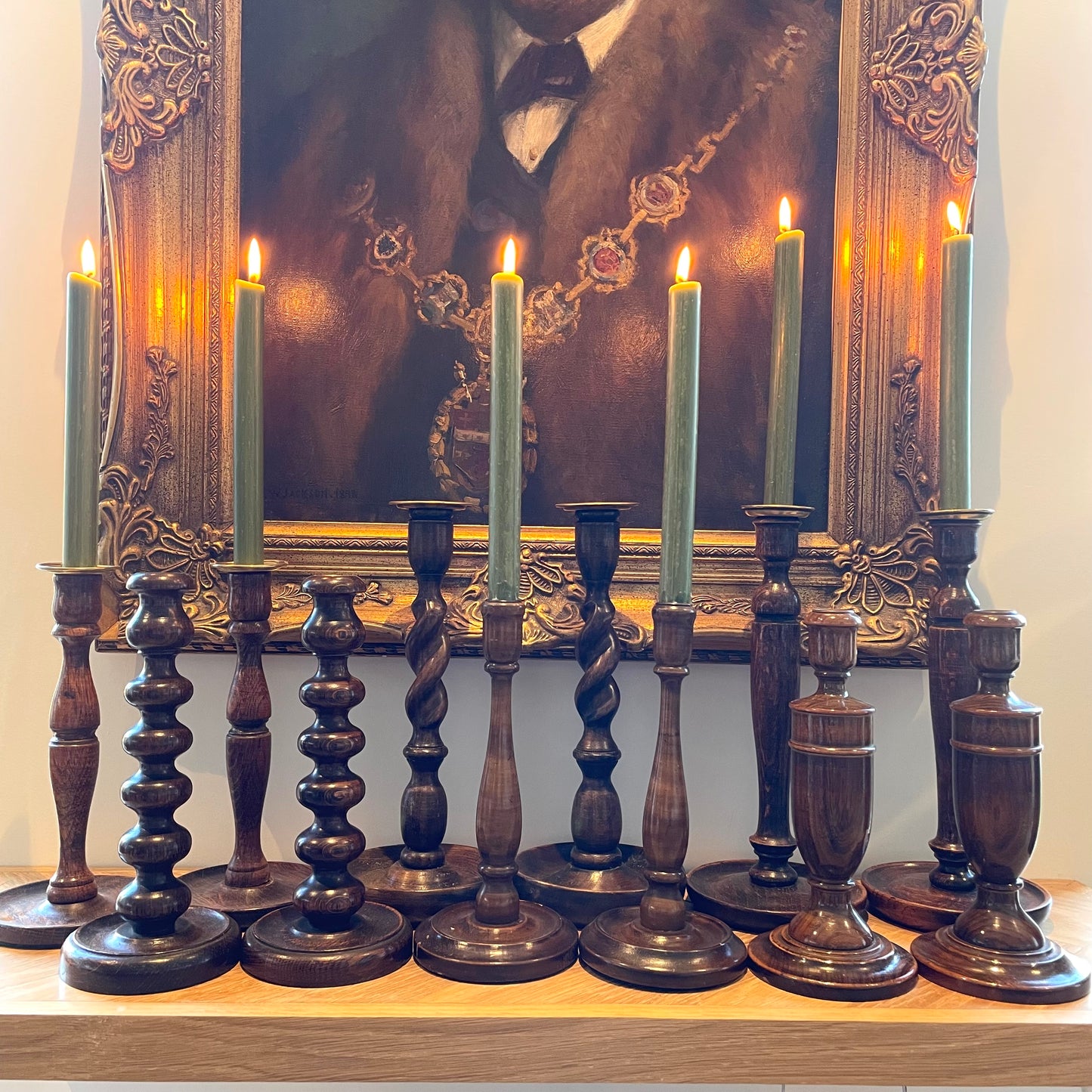 Pair of vintage candlesticks