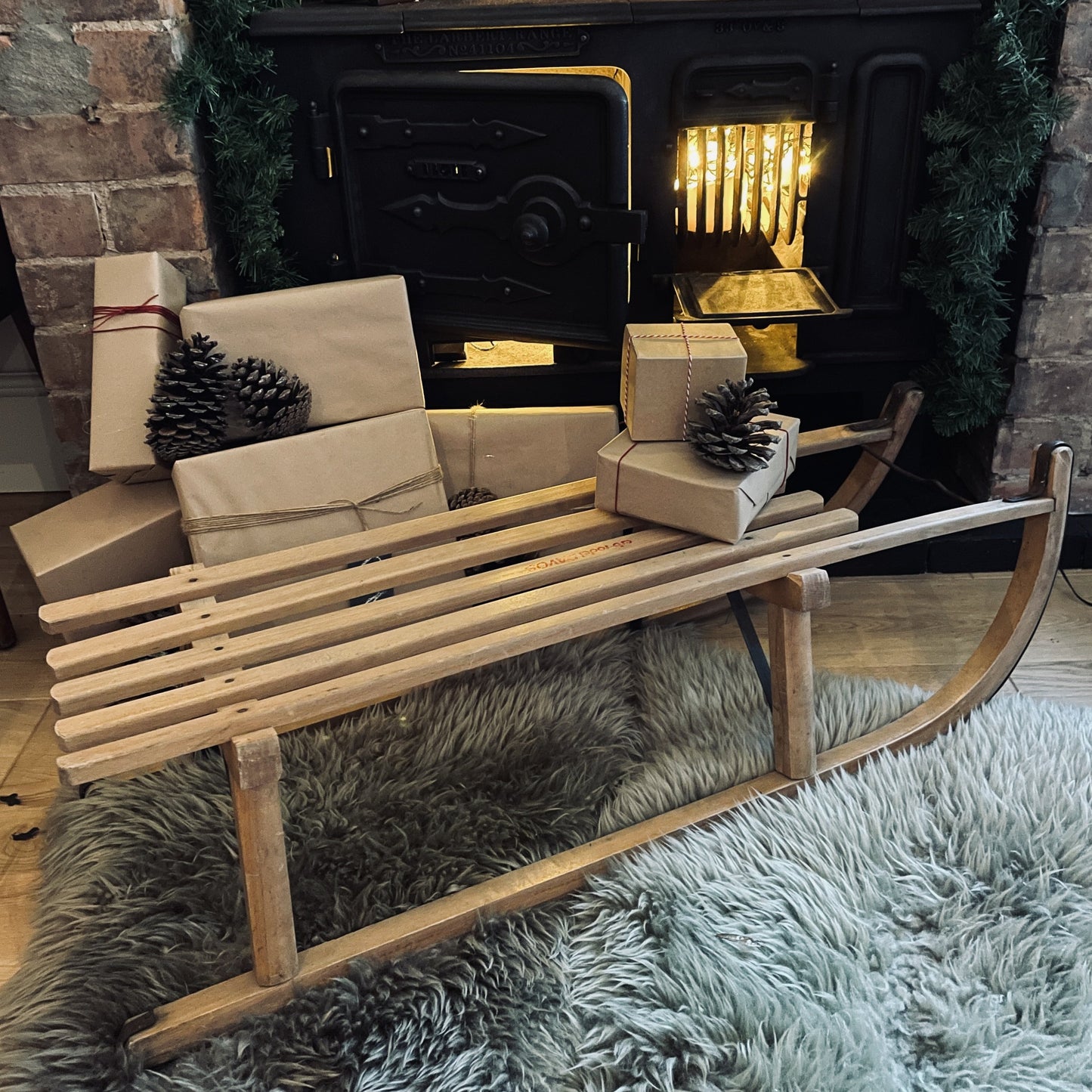Vintage sledge/ toboggan