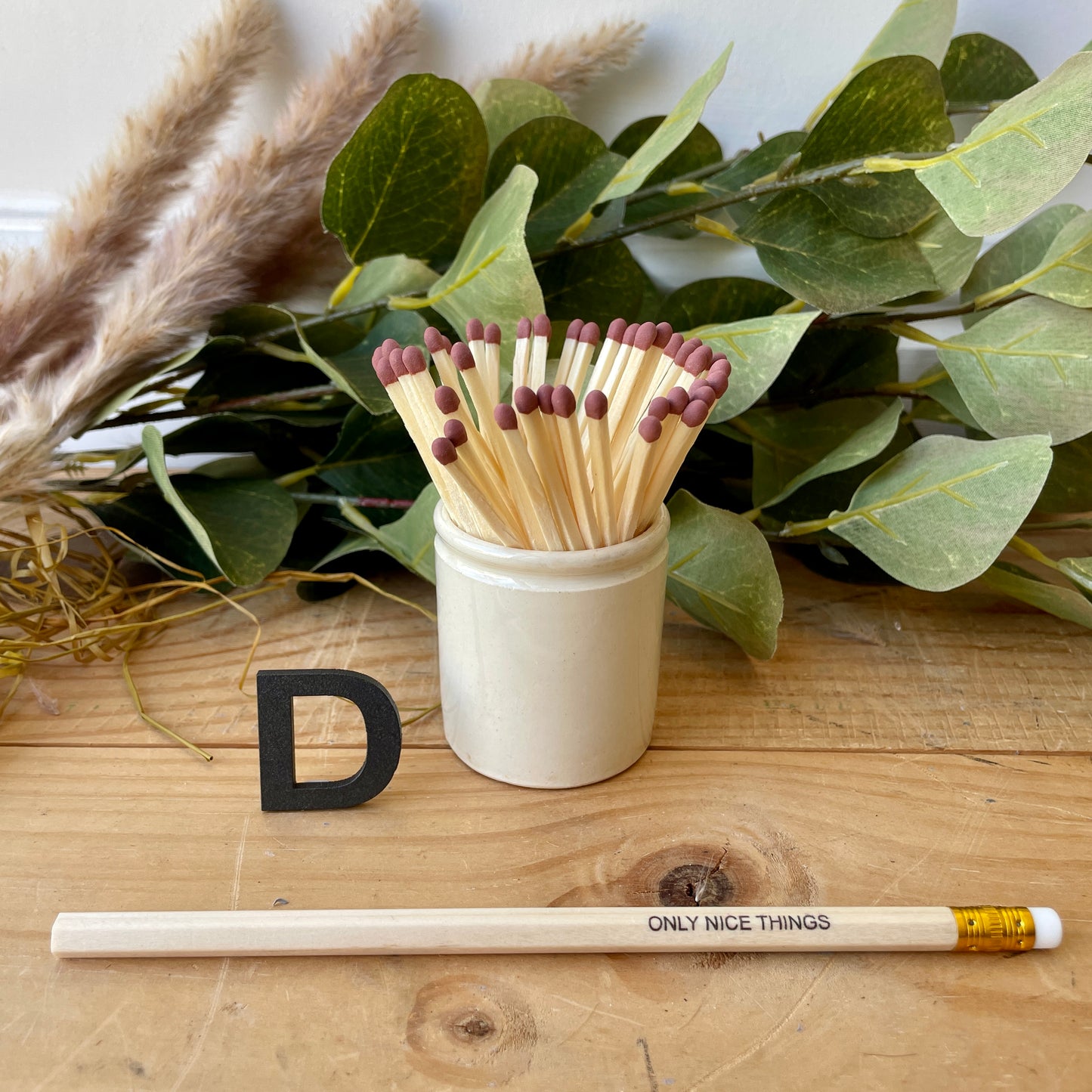 Vintage match pot