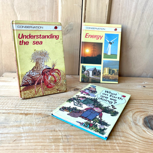 Vintage Ladybird Books Set of 3 Conservation books Series 727