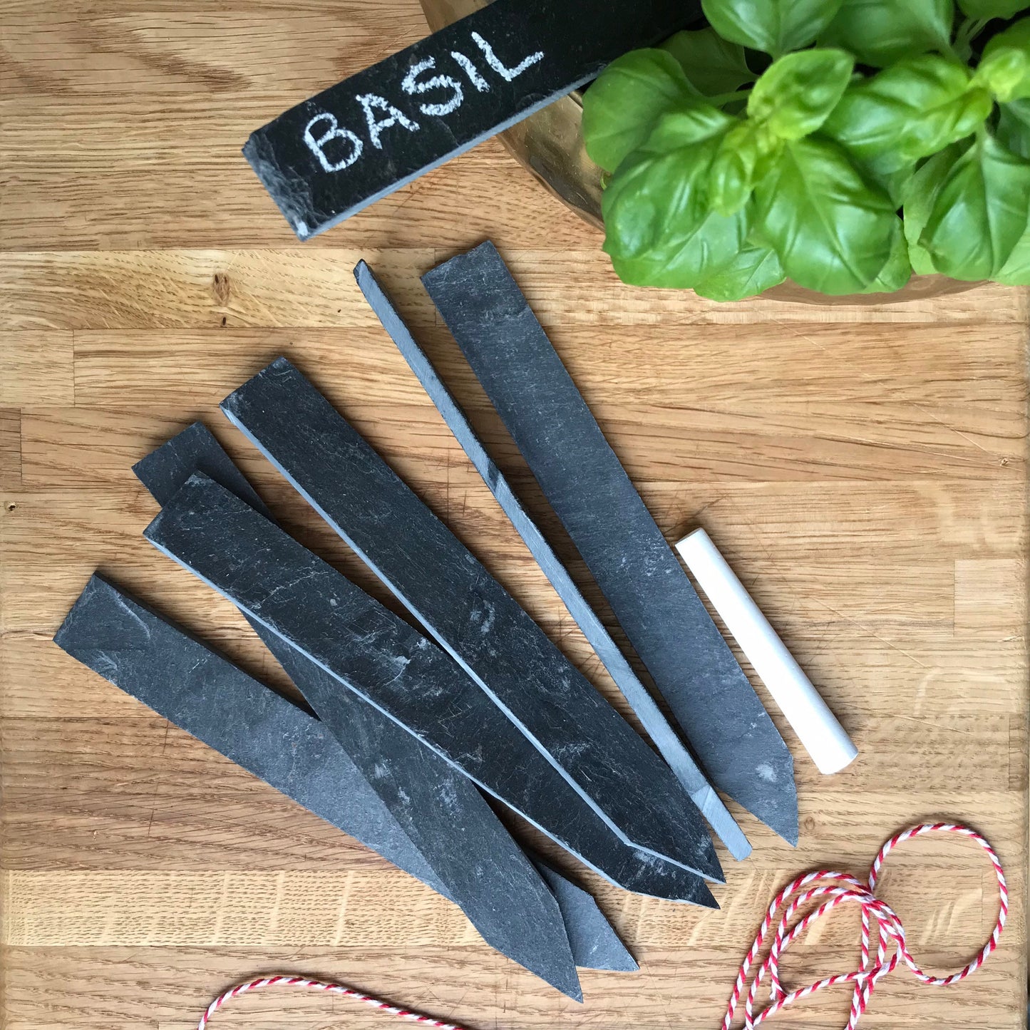Slate plant tags set