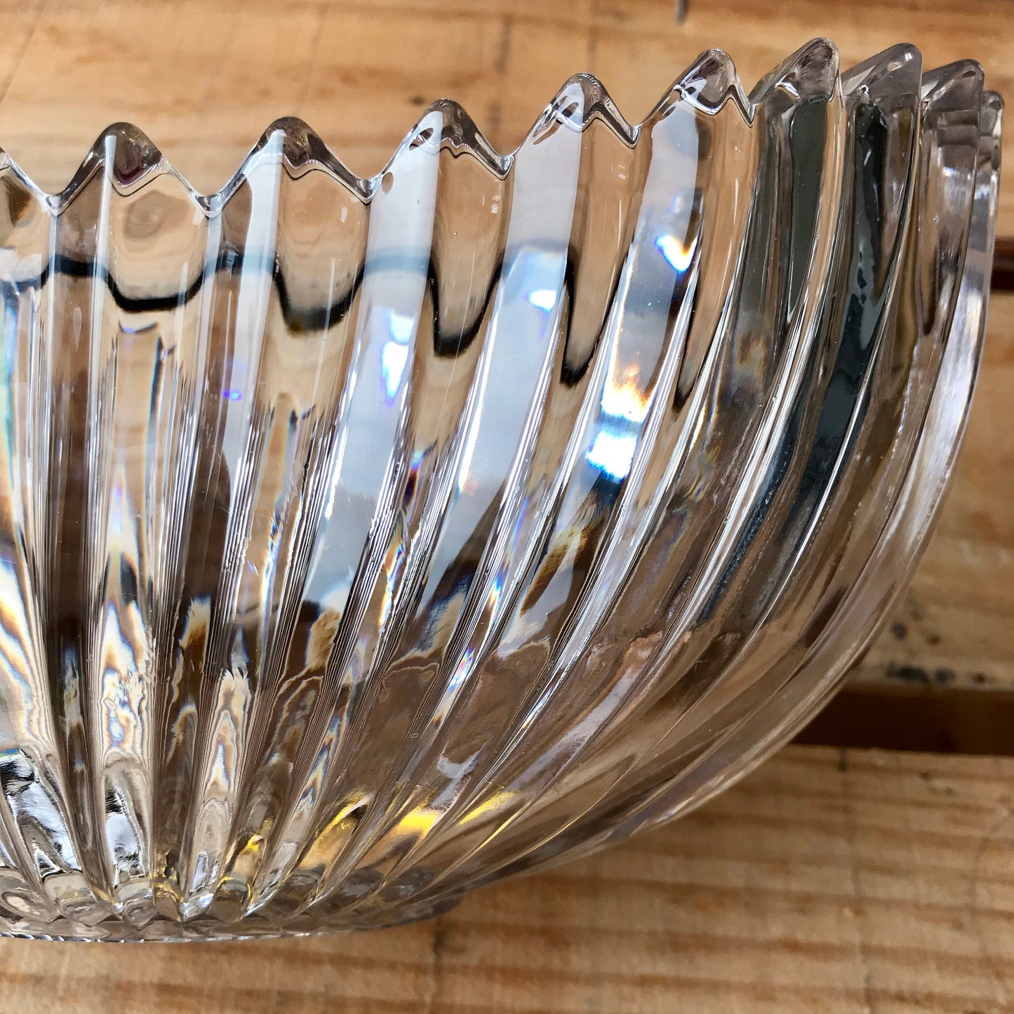 Sowerby glass fruit bowl