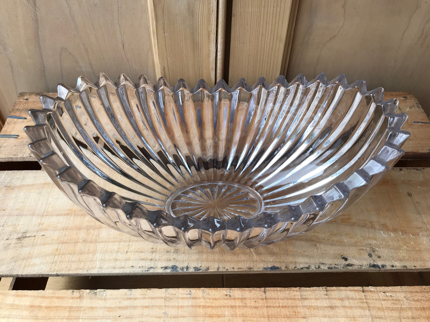 Sowerby glass fruit bowl