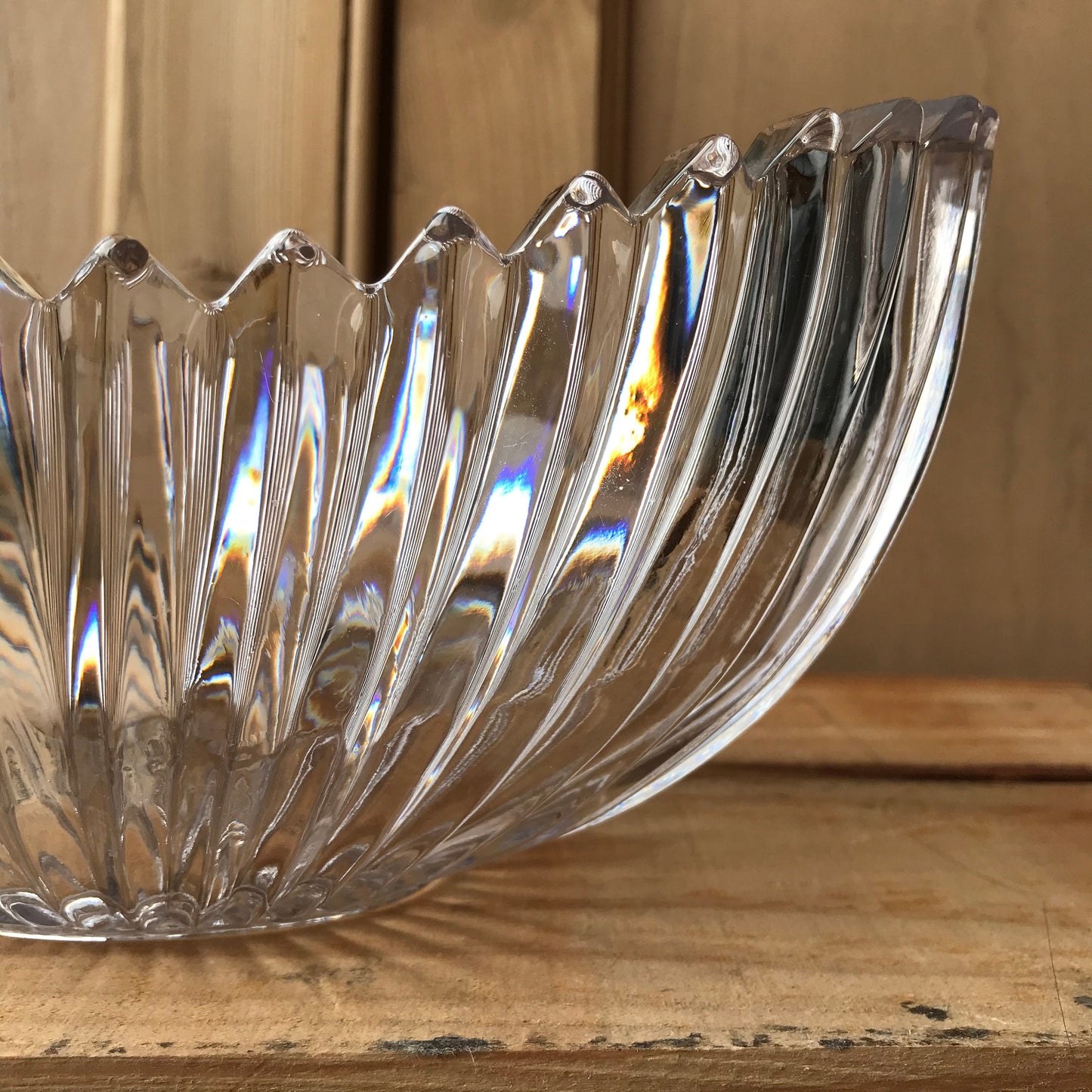 Sowerby glass fruit bowl