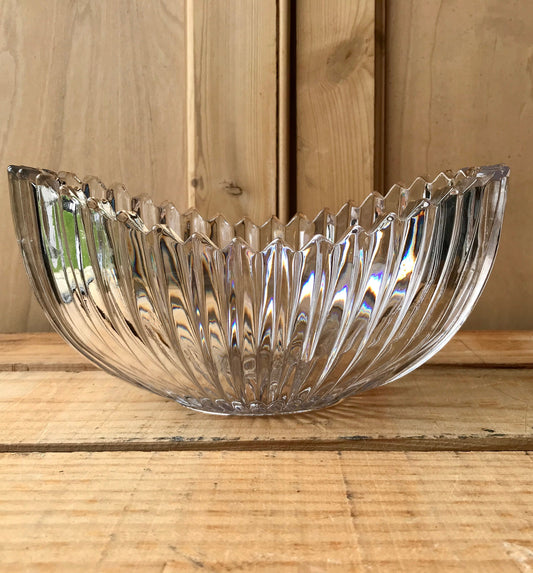 Sowerby glass fruit bowl