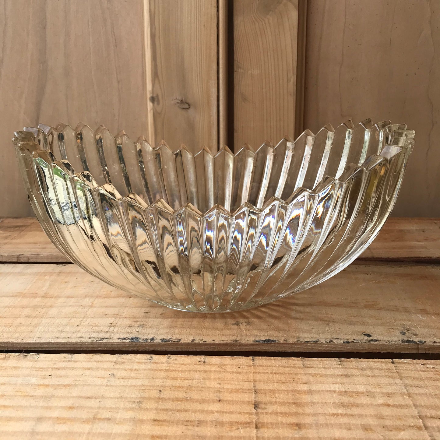 Sowerby glass fruit bowl