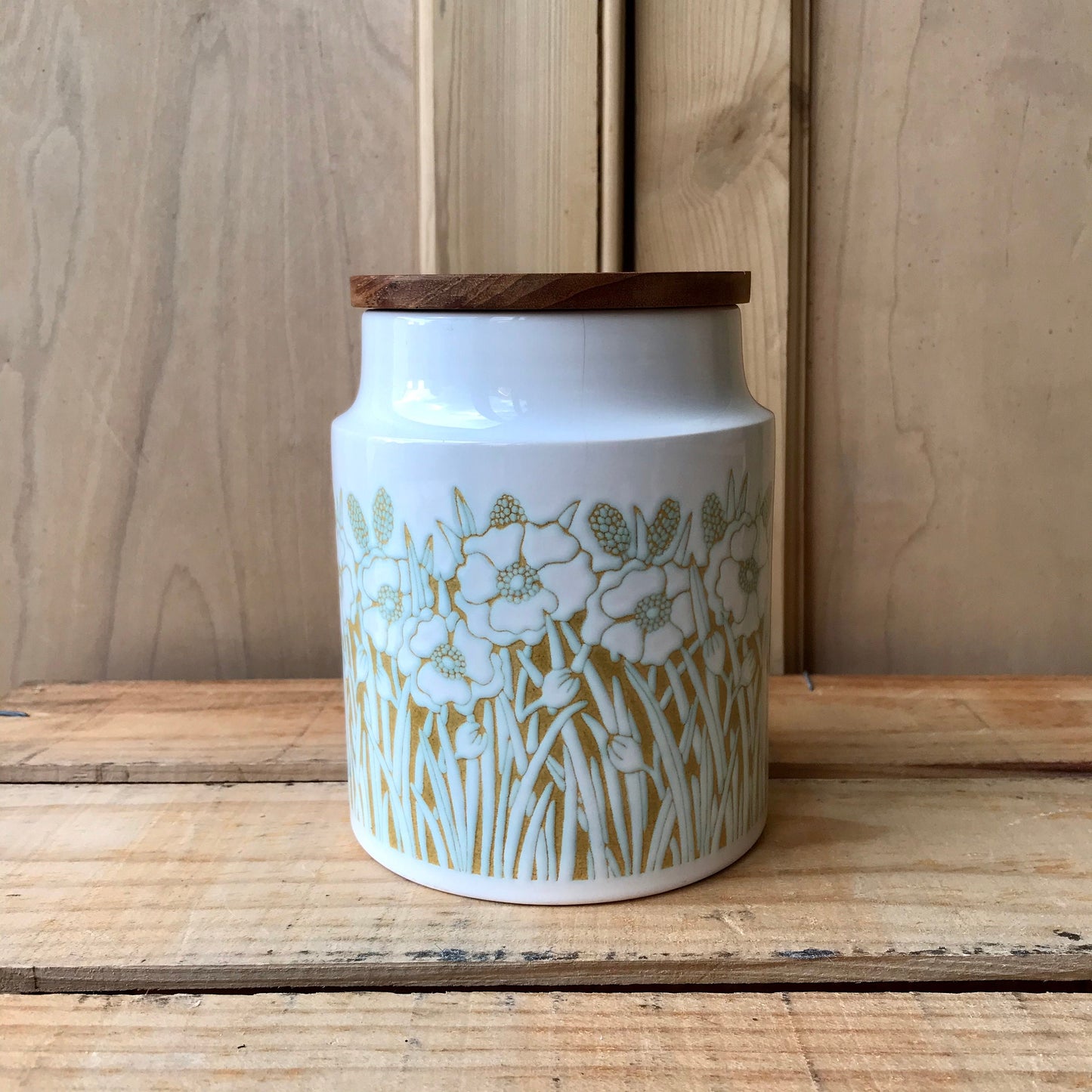 Hornsea Fleur storage jar
