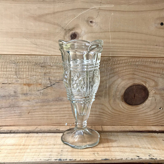 Vintage glass celery vase