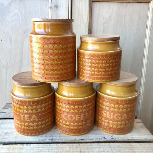 Hornsea Saffron storage jar