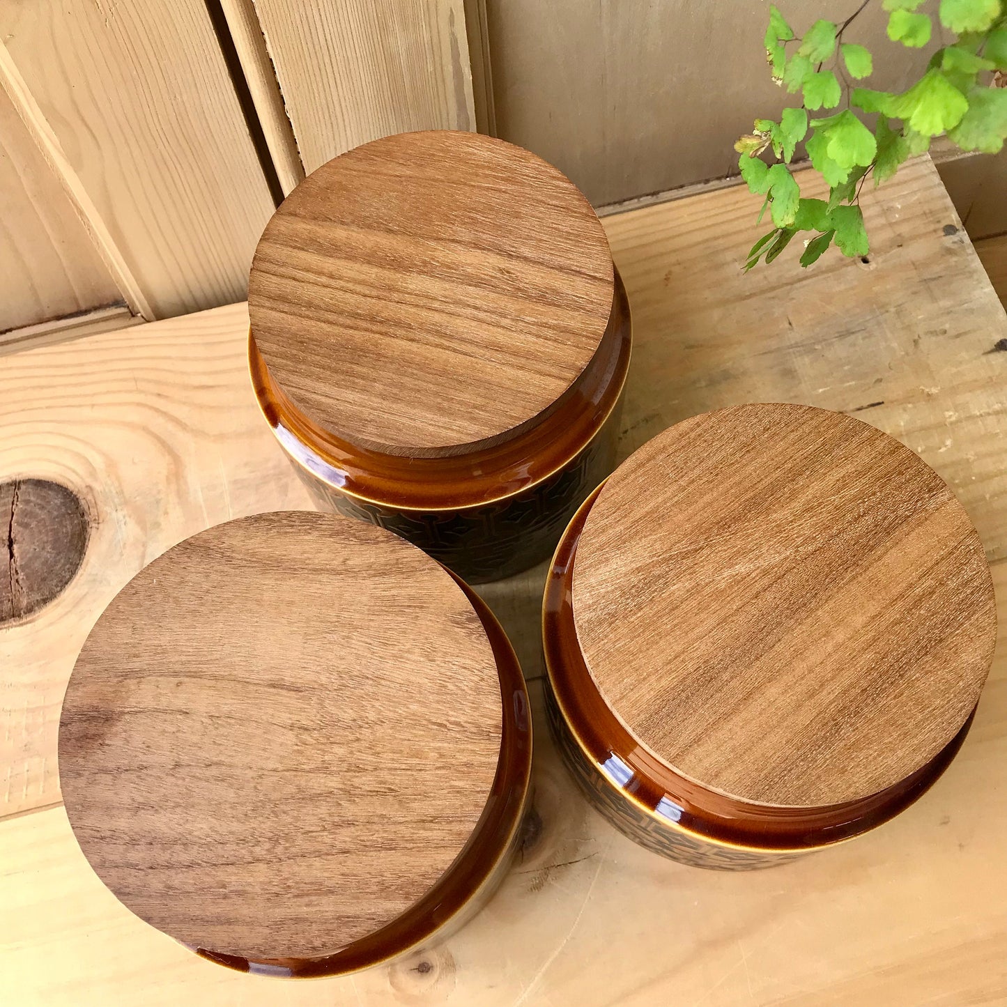 3pc Hornsea Heirloom storage jar set